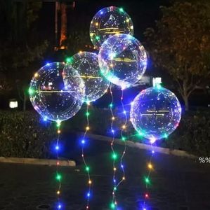 20 Zoll leuchtende Luftballons mit Lichterkette Luminou Partydekoration LED Bobo Ballon für Hochzeitsfest JNB16573