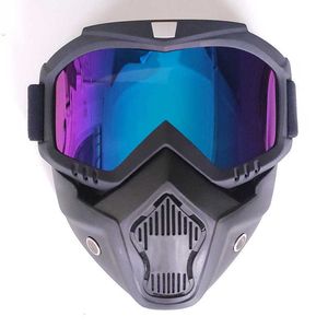 Skidglasögon Cycling Riding Motocross Solglasögon Snowboard Eyewear Mask Goggs Hjälm Taktisk vindtät motorcycglasögon Masker L221022