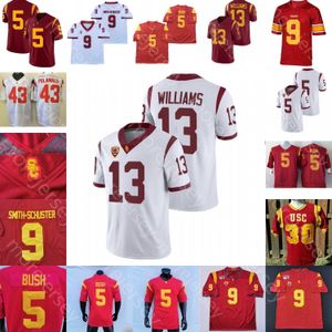 USC Trojans Jersey de futebol do sul da Califórnia NCAA Reggie Bush Troy Polamalu Caleb Williams Addison Dye Jones Tuipulotu Mario Max Williams Gentry Lee