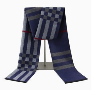 Il materiale per la sciarpa di coppia a blocchi di colore della moda maschile è poliestere