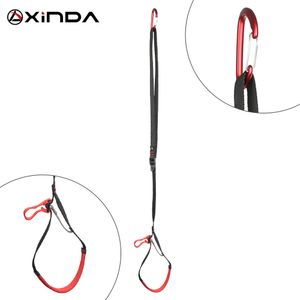 XINDA Professional Adjustable Foot Loop Polyester Ascender Belt for Climbing and Rock Climbs - Includes Cord Slings and Webbing harnesses (221021)