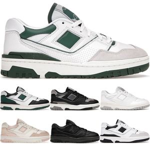 37 Colour Designer Low Lifestyle Mens Basketball Shoes Retro Sea Salt Black White Green Pink Trainers Flat Leather Women Sports Sneakers BB550