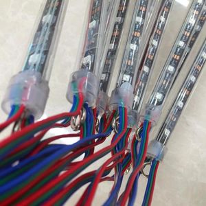 Strings 2m de comprimento 3D SK6812 RGB Digital Meteor Tube Light; entrada DC5V; LEDs de 128pcs com total de 64 pixels