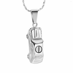 Chains Cremation Jewelry For Ashes Little Car Shape Urn Pendants Holder Memorial Keepsake Necklace Women Men