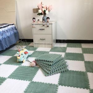 Dywany mata puzzli blokujące gimnastyczne płytki dywanowe dywan podłogi bawić się zabawkami sypialnia miękka pluszowa eva pianka podkładka