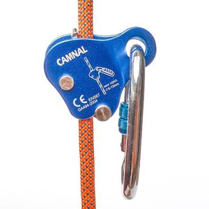 Corde Fettucce e fettucce Imbracature da arrampicata Attrezzatura professionale Accessori per funi Moschettone Blocco di sicurezza in alluminio Outdoor Ascend Mountainee 221021