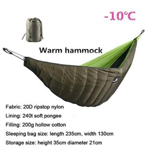 Sacchi a pelo Mantieni caldo Sacco a pelo Ultralight Outdoor Camping Underquilt Portable Winter Warm Sotto trapunta Coperta Cotton Lazy Bag T221022