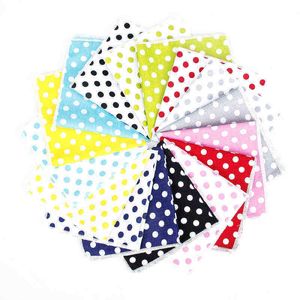 Dot Cotton Handkerchiefs men Colorful Printing Fashion Pocket Square Mens Casual Red Navy Square Pockets Handkerchief Towels J220816