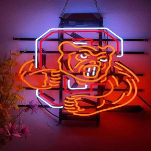 Cornell Big Red Logo Neon Sign Light Handmade Visual Artwork Store Open 17 14 Inch Or Customized238N