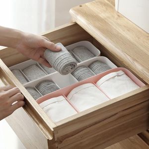 Aufbewahrungsschubladen, 5 Gitter, Multi-Size-Boxen, BH-Schals, Socken, Unterwäsche, Organisieren Sie die Home-Box, Vlies-Schrank-Schubladen-Organizer