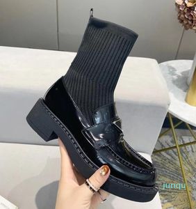 Fashion work shoes and accessories Boots round toe single leather new women's breathable thin high party tube women sexy stiletto leather dancing shallow ank