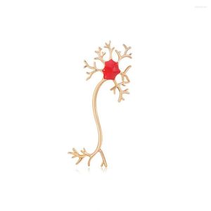 Broschen DCARZZ Niedliche Neuron-Emaille-Anstecknadeln, Ärzte, Krankenschwestern, klassischer Schmuck, Anstecknadel, Metall, Damen-Accessoires, Geschenk