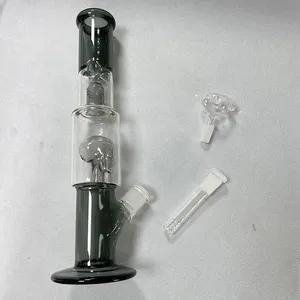 30 -cm Wysokie czaszkę grubą szklaną bong i pęcherzylki palenie rury wodnej Hookah Dab Rig ze szklaną miską i 20 mm 14 mm męski kwarcowy banger