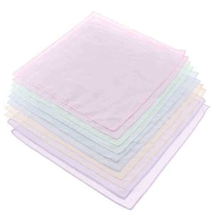 10x kvinnor Hankie hand ritade multicolor mjuka bekväma näsdukar J220816