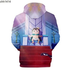 2022 new animation King ranking men's and women's sweaters big boys' digital printed long sleeved hoodies