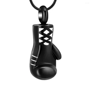 Chains Boxing Glove Shape Stainless Steel Ashes Keepsake Cremation Jewelry For Ash Cool Pendants