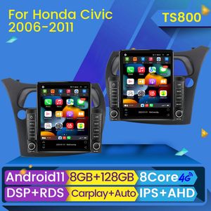 Android Auto dvd Radio Multimedia Video Player Für Honda Civic Hatchback 2006-2011 GPS Navigation 2 Din Stereo BT Head Unit lautsprecher