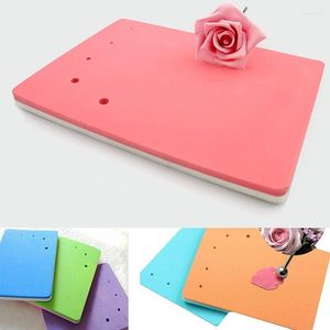 Bakeware Tools Sponge Cake Foam Pad Flower Modelling Gum Paste Fondant Mat Kitchen Baking Sugar Craft Decoration Random Color