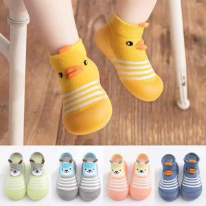 First Walkers Spring And Summer Cute Toddler Shoes Breathable Duck Soft Rubber Sole Indoor Outdoor Floor Socks Boy Sneakers
