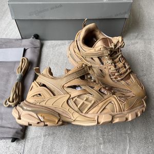 Track 2 Sneakers Designers 2.0 Buty swobodni mężczyźni Kobiety Ścieżki 4.0 Oddychający tenisowiec Nylon tkanina wytłoczona skórzana sznurka