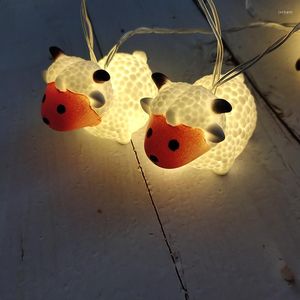 Saiten LED Girlande Lichterkette Ostern Party Deko Hochzeit Netz Lichterkette Urlaub Beleuchtung Weihnachtsdekoration