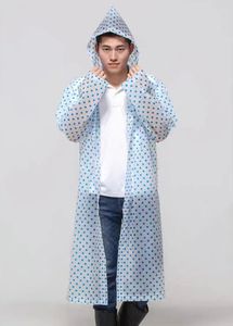 Travel Wave Dot Raincoat Женщины для взрослых, южнокорейские дети, мужчина мужчина на свежем воздухе, ходьба, одиночные длинные анти -два портативных