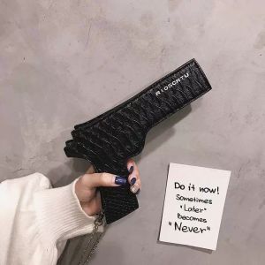 Pu Pistol Messenger Bag: Lustiger Designer-Stil für kleine, coole Tragetaschen – ideal für Frauen