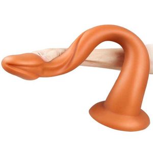 Skönhetsartiklar Hot Selling Super Long Snake Dildo Sexiga leksaker för kvinnor/ män djupa dildos Thurst Vaginal Anal Dilator Faloimetor Women Toy