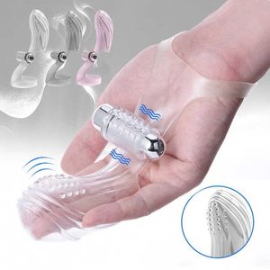 Beauty Items Hot Finger wibrator dla kobiet rkawica silikonowa g-spot stymulacja echtaczki Dildo damski Masturbator produkty dorosych