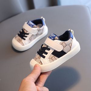 운동 신발 가을 어린이 아기 소년 여자 여자 아이들의 캐주얼 스니커즈 통기성 부드러운 안티 슬립 크기 16-25