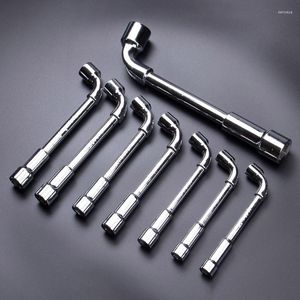 Ensembles d'outils à main professionnels 6-15 mm Bent Technology Socket Wrench Type de type tuyau en forme de tuyaux 10 Types Auto Maintennance Daily Repair