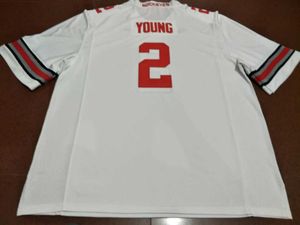 custom Ohio State Buckeyes Chase Young #2 Football Jersey size s-4XL or custom any name or number jersey