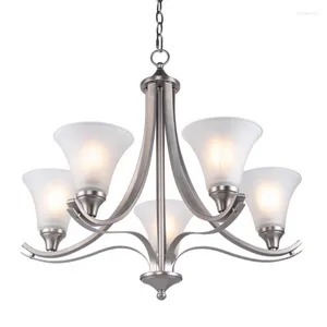 Chandelier Crystal Lights And Lighting Home Indoor Ceiling Light Retro Restaurant Frosted Glass Industrial Modern Chandeliers