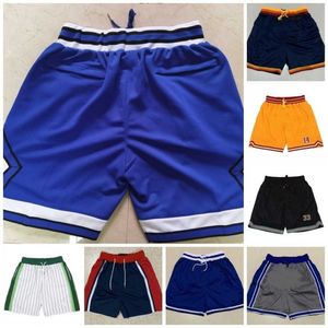 Just Baceball Pocket Shorts Blue Yellow White Black S M L XL XXL