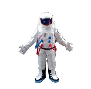 Space Suit Mascot Costume Astronaut Mascot Costume med ryggsäck outfit vuxen storlek för Halloween Party Dragon Christmas