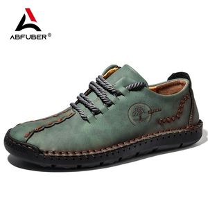 GAI Dress Shoes Handmade Leather Casual Men Design Sneakers Man Comfortable Loafers Moccasins Driving Shoe 221022