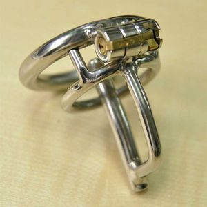 Articoli di bellezza BDSM Dilatatori uretrali Urethal Sounding Stimolatore Acciaio inossidabile Castità maschile Lock Cock Ring Penis Plug sexyy Toys For Men