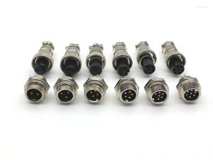 Acessórios de iluminação 10set gx12 12mm 2pin 3pin 4pin 5pin 6pin 7pin Montagem de chassi de conector de áudio