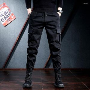 Men's Pants 2022 Men's Casual Harem Men Long Loose Trousers Jogging Korean Fashion Cargo Straight Male T88