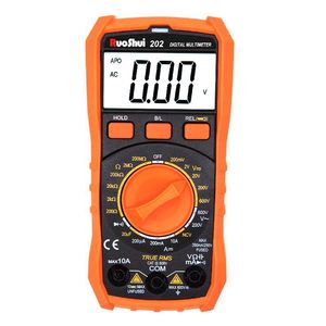 VICTOR Digitalmultimeter Mehrzweck-Wechselstrom-Gleichstrom-Multimeter mit manueller Reichweite, 1999, Zählt 1000 V, 20 A, Ruoshui 202 – Untermarke Victor