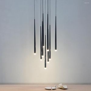 Chandeliers Umeiluce Modern Led Pendant Lights Dining Bar Counter Dropping Light Hanging Lamp For Living Bed Room Decor