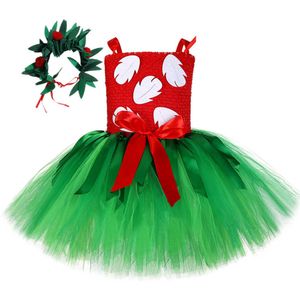 Special Occasions Lilo Tutu Dress for Baby Girl Christmas Halloween Costume Kids Hawaiian Dresses for Girls Party Princess Outfits with Garland T221014