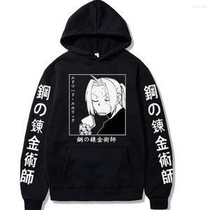 Men's Hoodies Manga Alchemist Hoodie Men Fashion Coat Anime Kid Hip Hop Women Sweatshirt Boy Child Tracksuit Men's Clothing
