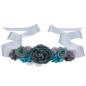 Belts Fashion Wedding Bridal Flower Girl Sash Belt Pearl Rhinestone Lace Ribbon For Maternity Women Kids Girls Dress Waistband