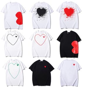 Oyun Erkek Tişörtler Moda Tasarımcı Sıradan Gömlek Pamuk İşlemeli Aşk Gözleri T-Shirt Gevşek Tesis Çift Stil Baskısı Kısa Kollu Alt Gömlek