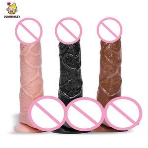 Beauty Items DopaMonkey Realistischer Dildo Erotik mit Saugnapf, sexy Spielzeug für Frauen, flexibler Penis, großes realistisches Penisspielzeug