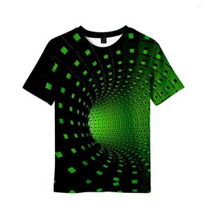 メンズTシャツ夏の製品印刷ファッション3Dエフェクトトレンド子供の短袖Tシャツラウンドネックルーズ大きなサイズ