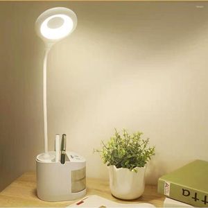 Table Lamps LED Desk Lamp Flexible Foldable Eye Protection USB 18650 Battery Powered Reading Book Lights For Children Kids