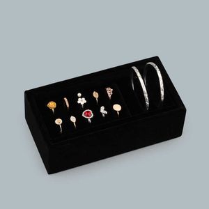 Pudełka biżuterii gorące pierścienie sprzedaż Taca 3 kolory opcje ładne urocze bransoletki Uchwyt Inteligentny przechowywanie wykonane z wysokiego aksamitu L221021