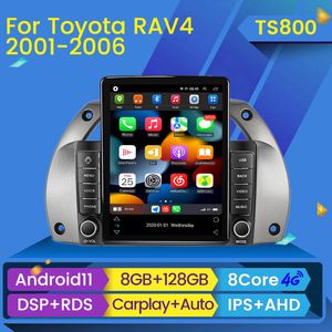 Car DVD-радио мультимедийный игрок DSP 2Din Android 11 для Toyota RAV4 RAV 4 2001 2002 2003-2006 Навигация GPS Video Carplay Bt Bt